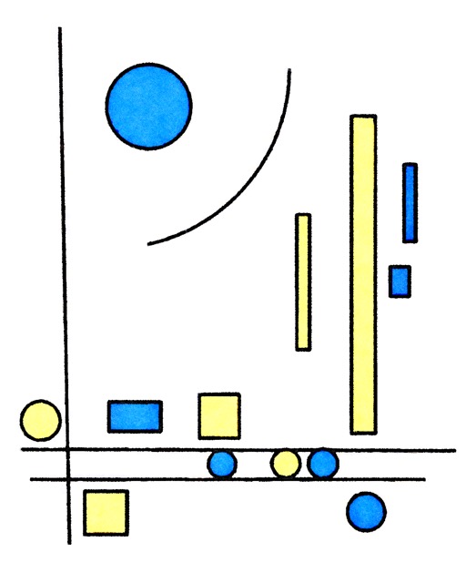 A Kandinsky inspired abstract