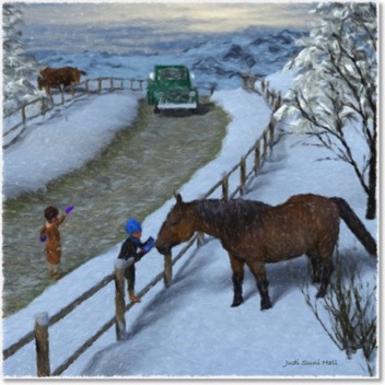 winter-visit-to-the-pony-art-gingezel.jpg
