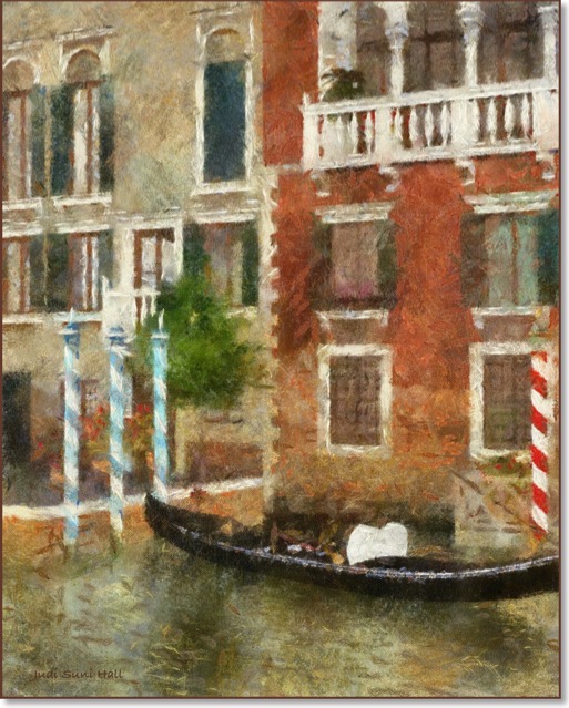 A gondola in Venice.