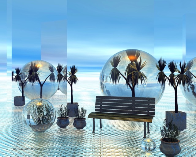 Some surreal art titled 'Cold Solitude'.